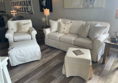 Custom order slipcover sofa