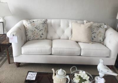 EGF 14 New White Sofa