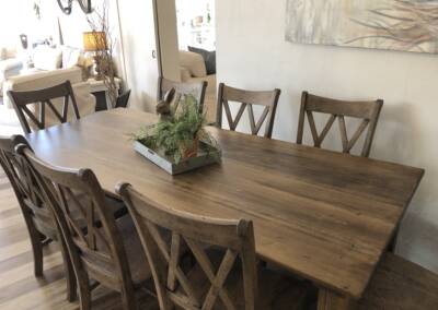 EGF 266 Custom table and chairs