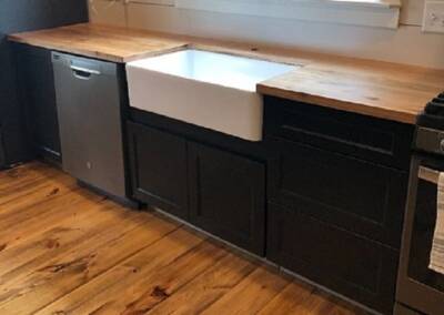 EGF 39 Custom sink COUNTER TOP ONLY in customers home