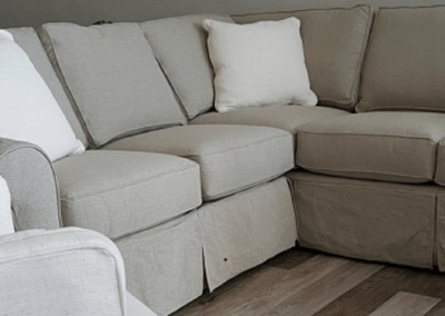 EGF 60 Custom Sectional with Slipcover