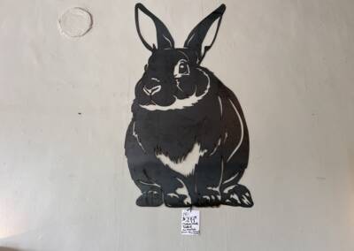 EGF Custom Made Rabbit in Metal $299.99 (Can also cut a custom pieces)