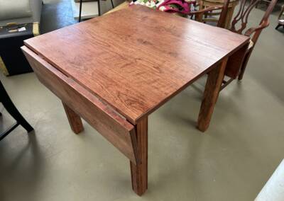 Custom made table with special groove in legs to match chairs