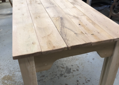 EGF 281 A custom table in progress