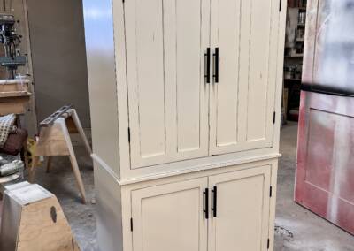 Custom made white cabinet