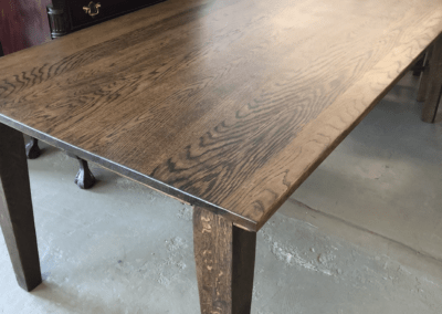 Custom made stained table