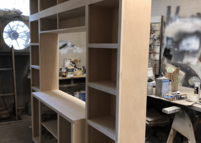 Custom made bookshelf
