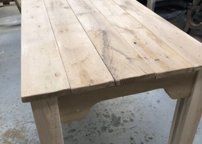 Custom table in the works