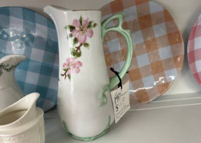 MXW-3 $49.99 Hand painted dogwood pitcher