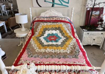 Handmade quilt by local artist