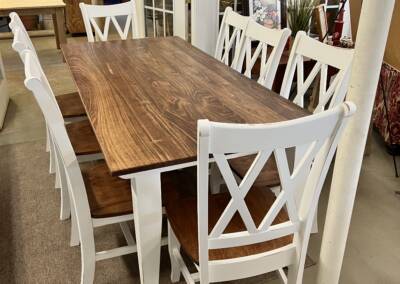 EGF- Solid wood table and chairs