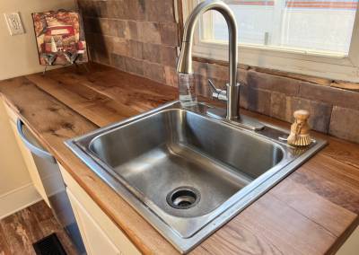 custom made white oak counter tops
