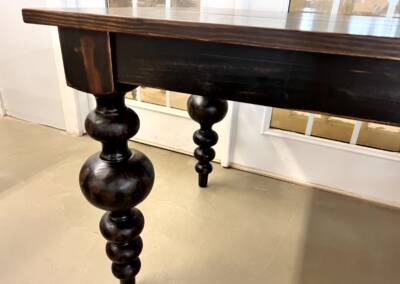 close up of the table
