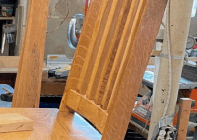 hand made chiar in white oak...one of our best sellers
