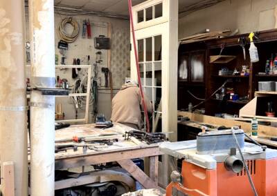 custom door with transom to replace a large window