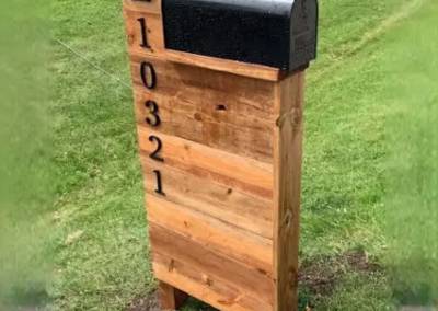 custom base for mail box